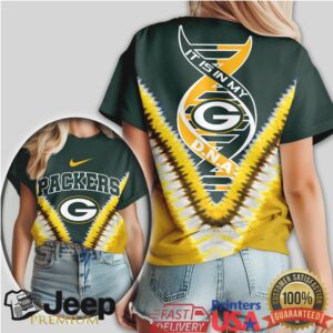 Green Bay Packers “It's In My DNA” Green & Gold Fan Shirt