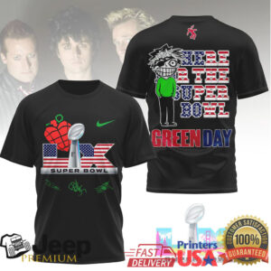 Green Day American Idiot Super Bowl LX Limited Edition Nike T Shirt
