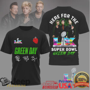 Green Day Super Bowl LX 60th Anniversary Halftime Show T Shirt