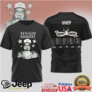 HARDY “The Country!” Tour 2026 Double Sided Concert T Shirt