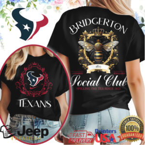 Houston Texans Bridgerton Social Club Shirt Spilling The Tea Since 1813 Tee