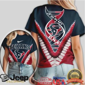 Houston Texans DNA It Is In My DNA Tie Dye Graphic T Shirt