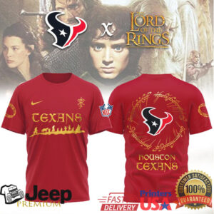 Houston Texans x Lord of the Rings Fellowship of the South Fantasy Tee