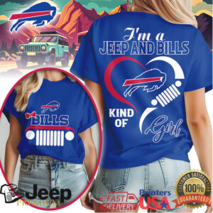 I'm A Jeep And Buffalo Bills Kind Of Girl T Shirt Buffalo Football Fan