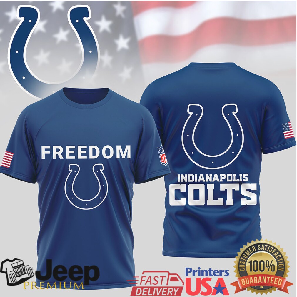 Indianapolis Colts Freedom USA Flag Patriotic Horseshoe Shirt Indianapolis Colts Freedom USA Flag Patriotic Horseshoe Shirt