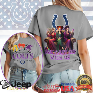 Indianapolis Colts Halloween T Shirt Sanderson Sisters Hocus Pocus Football Tee
