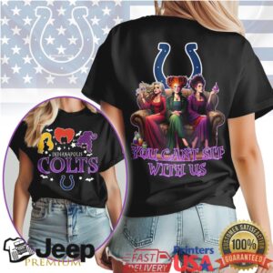 Indianapolis Colts Halloween T Shirt Sanderson Sisters Hocus Pocus Football Tee