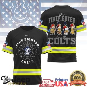 Indianapolis Colts Snoopy Firefighter Crew Reflective Jersey