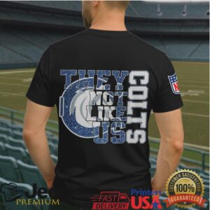Indianapolis Colts “They Not Like Us” Shirt Glitter Print Football Tee