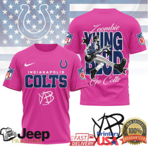 Indianapolis Colts YUNGBLUD Zoombie Bootleg Style Tee NFL Merch