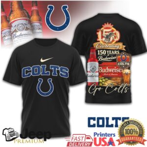 Indianapolis Colts x Budweiser 150 Years Anniversary Fan T Shirt