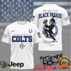 Indianapolis Colts x My Chemical Romance “The Black Parade” NFL T Shirt