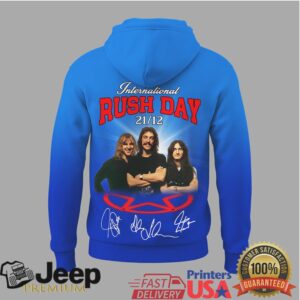 International Rush Day 2112 Commemorative Band Photos & Signatures Shirt International Rush Day 2112 Commemorative Band Photos & Signatures Shirt