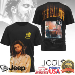 J. Cole The Fall Off 2024 Signature Graphic T Shirt