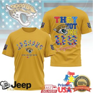 Jacksonville Jaguars They Not Like Us Autism Awareness T Shirt Support the Jags