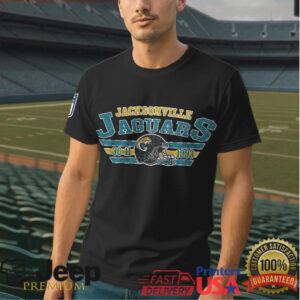 Jacksonville Jaguars “They Not Like Us” T Shirt Teal & Gold Fan Apparel