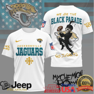 Jacksonville Jaguars x My Chemical Romance “The Black Parade” NFL T Shirt