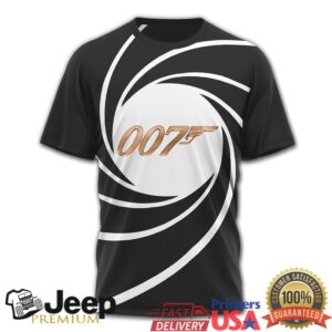 James Bond 007 Legacy Gun Barrel All Over Print T Shirt