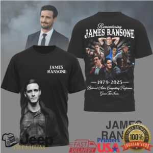 James Ransone Remembering 1979 2025 Beloved Actor Memorial Tribute Shirt