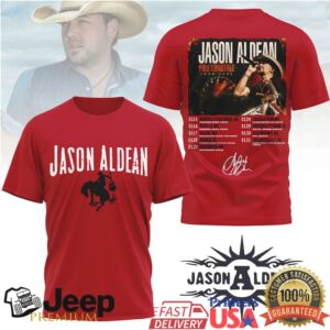 Jason Aldean Full Throttle Tour 2026 Country Music Concert Apparel