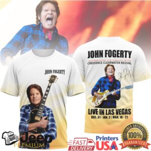 John Fogerty Live In Las Vegas 2026 Celebration Tour T Shirt & t shirt