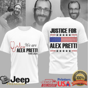 Justice For Alex Pretti Memorial Tribute T Shirt 1988 2026