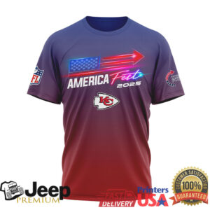 Kansas City Chiefs America Fest 2025 Future Starts Here Graphic Tee