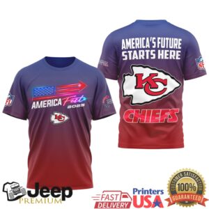 Kansas City Chiefs America Fest 2025 Future Starts Here Graphic Tee