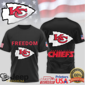Kansas City Chiefs Freedom Patriotic American Flag Logo Shirt
