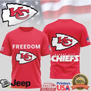Kansas City Chiefs Freedom Patriotic American Flag Logo Shirt