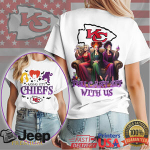 Kansas City Chiefs Halloween Shirt Sanderson Sisters You Can't Sit With Us T Shirt