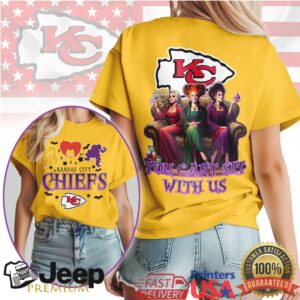 Kansas City Chiefs Halloween Shirt Sanderson Sisters You Can't Sit With Us T Shirt