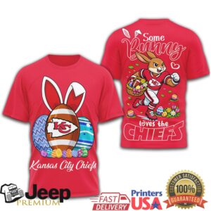 Kansas City Chiefs Some Bunny Loves The Chiefs Easter Graphic Tee