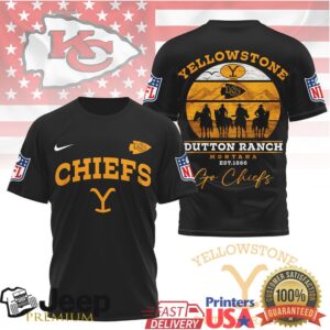 Kansas City Chiefs x Yellowstone Dutton Ranch Western Fan T Shirt