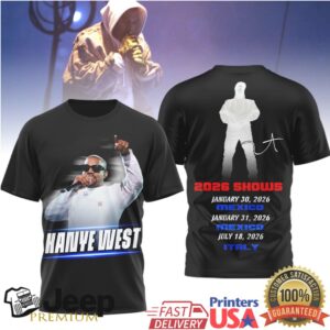 Kanye West 2026 World Tour Shows Mexico & Italy Concert Apparel