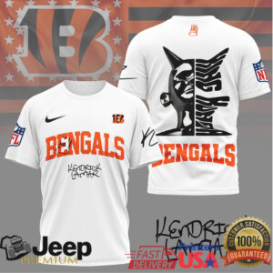 Kendrick Lamar x Cincinnati Bengals NFL Graphic Tribute T Shirt