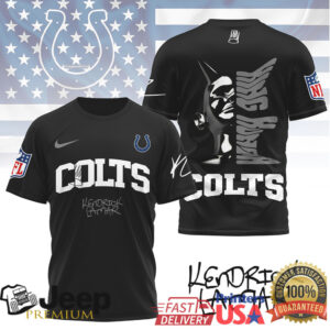 Kendrick Lamar x Indianapolis Colts Custom NFL Graphic T Shirt