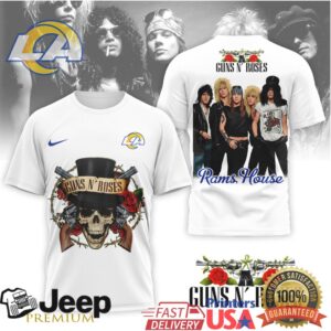 LA Rams x Guns N' Roses Rock Band Mashup Graphic Tee