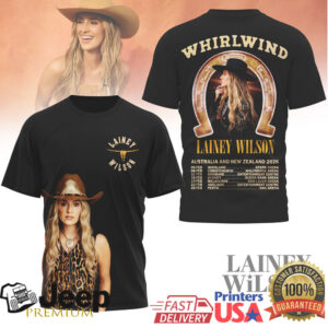 Lainey Wilson Whirlwind Australia & New Zealand 2026 Tour T Shirt
