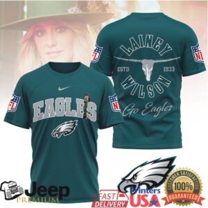 Lainey Wilson x Philadelphia Eagles Country Fan Graphics NFL Tee