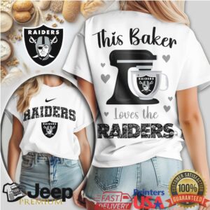 Las Vegas Raiders “This Baker Loves the Raiders” Stand Mixer T Shirt