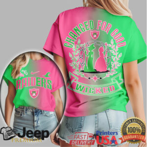 Las Vegas Raiders Wicked Musical Crossover “Changed For Good” Shirt