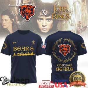 Lord of the Rings x Chicago Bears Fellowship of the North Football Shirt