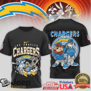 Los Angeles Chargers Looney Tunes Bolt Squad Graphic Tee