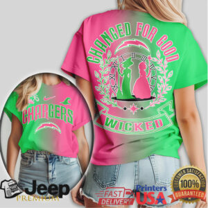 Los Angeles Chargers x Wicked “Changed For Good” NFL Fan Shirt