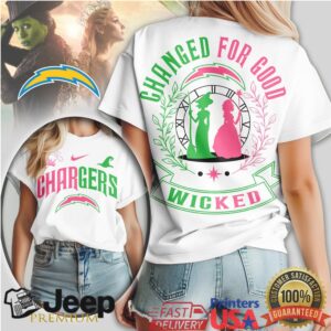 Los Angeles Chargers x Wicked “Changed For Good” NFL Fan Shirt