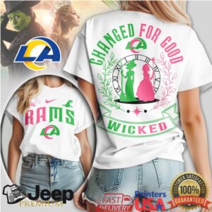 Los Angeles Rams x Wicked “Changed For Good” NFL Women's Graphic Tee