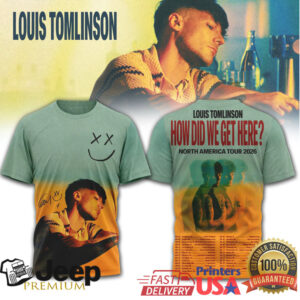 Louis Tomlinson North America Tour 2026 How Did We Get Here T Shirt