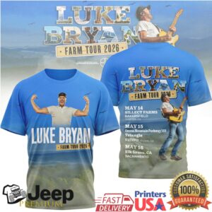 Luke Bryan Farm Tour 2026 Sillect Farms Owens Mountain Tour T Shirt Luke Bryan Farm Tour 2026 Sillect Farms Owens Mountain Tour T Shirt