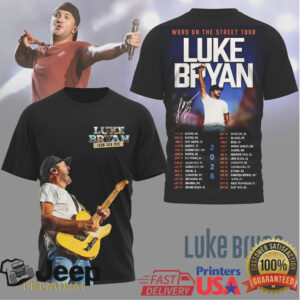 Luke Bryan Word On The Street Tour 2026 Farm Tour Dates T Shirt